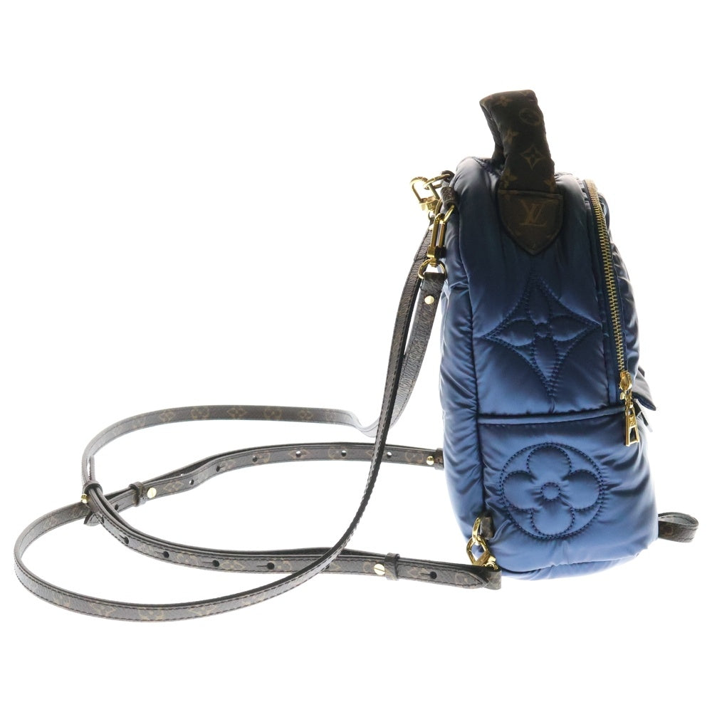 LOUIS VUITTON(ルイヴィトン) モノグラム パームスプリングス ナイロン バックパック リュック ネイビー レディース RFID M21060