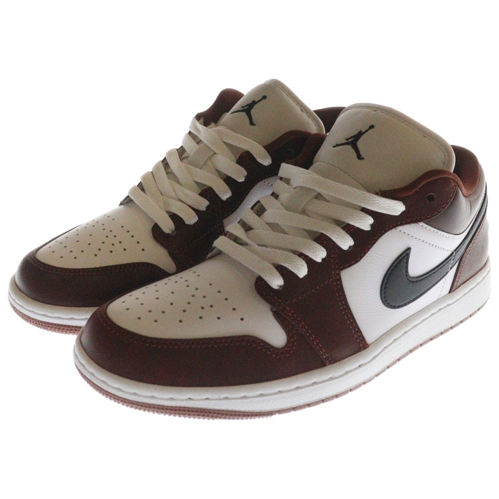 NIKE(ナイキ) AIR JORDAN 1 LOW SE DARK PONY エアジョーダン1 SE ダークポニー ローカットスニーカー ホワイト/ブラウン US8/26cn HF3148-102