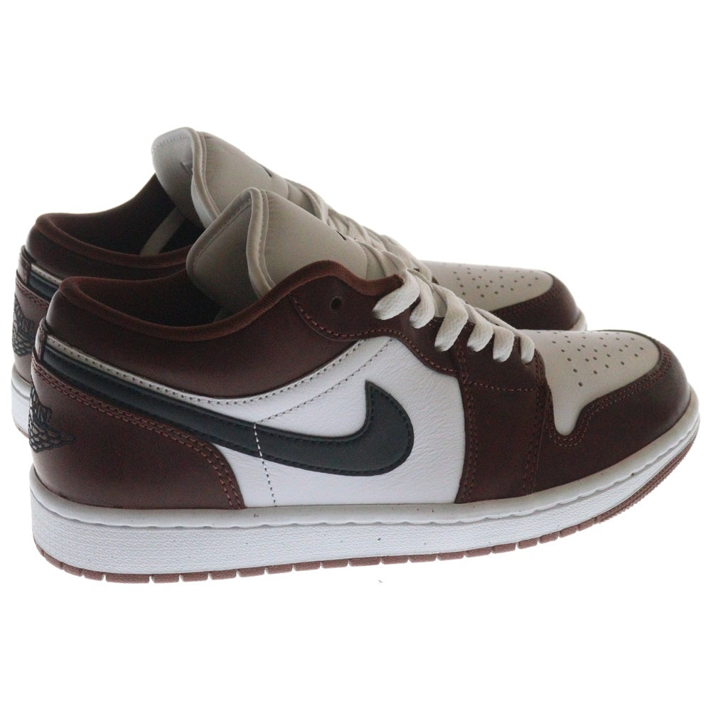 NIKE(ナイキ) AIR JORDAN 1 LOW SE DARK PONY エアジョーダン1 SE ダークポニー ローカットスニーカー ホワイト/ブラウン US8/26cn HF3148-102