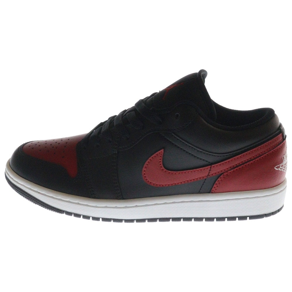NIKE(ナイキ) AIR JORDAN 1 LOW BRED エアジョーダン1 ブレッド ローカットスニーカー ブラック/レッド US8/26cm 553558-067