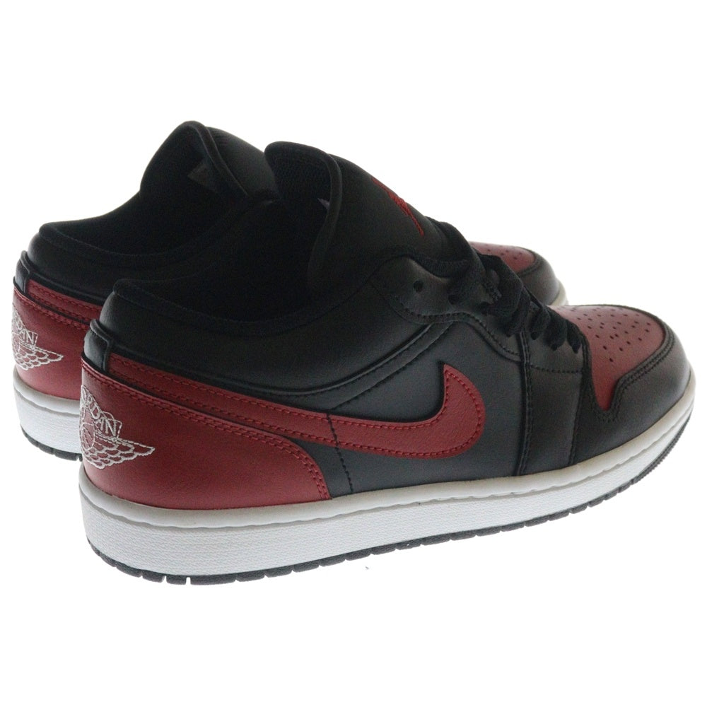 NIKE(ナイキ) AIR JORDAN 1 LOW BRED エアジョーダン1 ブレッド ローカットスニーカー ブラック/レッド US8/26cm 553558-067