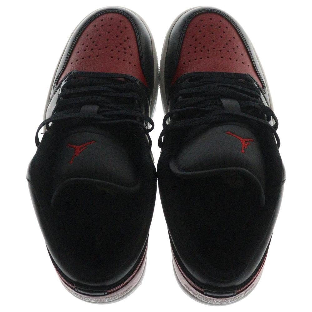 NIKE(ナイキ) AIR JORDAN 1 LOW BRED エアジョーダン1 ブレッド ローカットスニーカー ブラック/レッド US8/26cm 553558-067