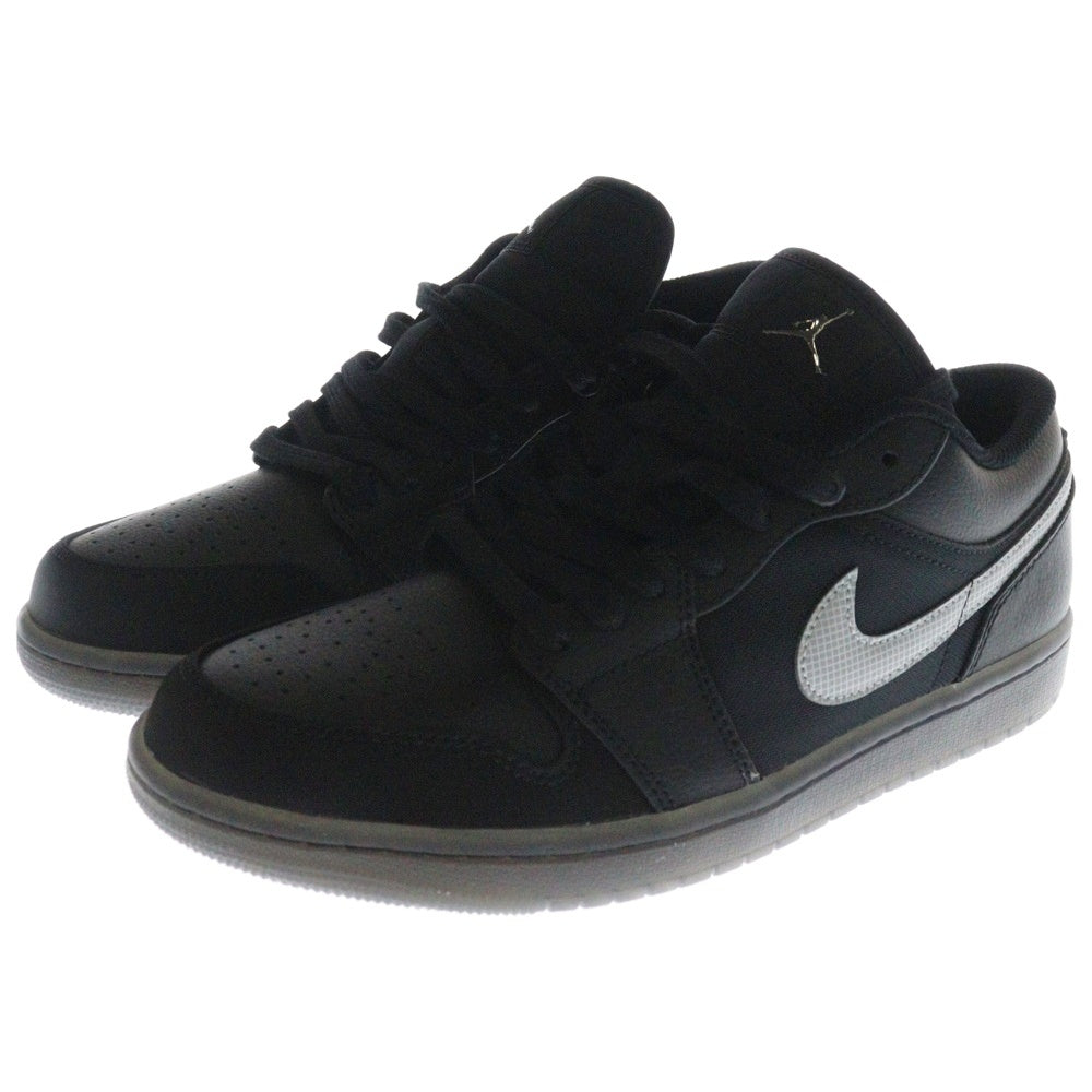NIKE(ナイキ) AIR JORDAN 1 LOW DARK GUM SOLES エアジョーダン1 ダークガムソール ローカットスニーカー ブラック US8/26cm HV5968-001