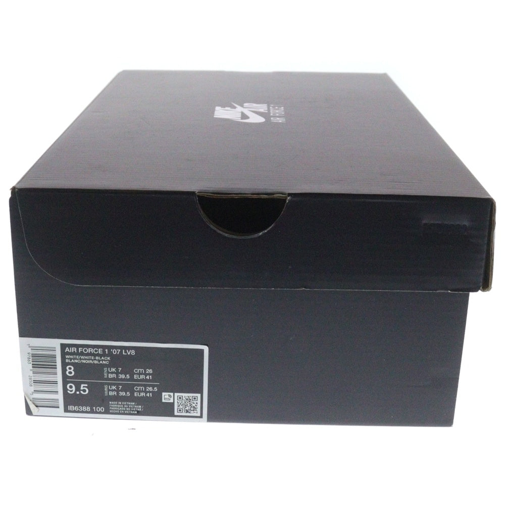 NIKE(ナイキ) AIR FORCE 1 SK8 WHITE BLACK WHITE エア フォース1 スケート ホワイト ブラック ホワイト ローカットスニーカー ホワイト/ブラック US8/26cm IB6388-100