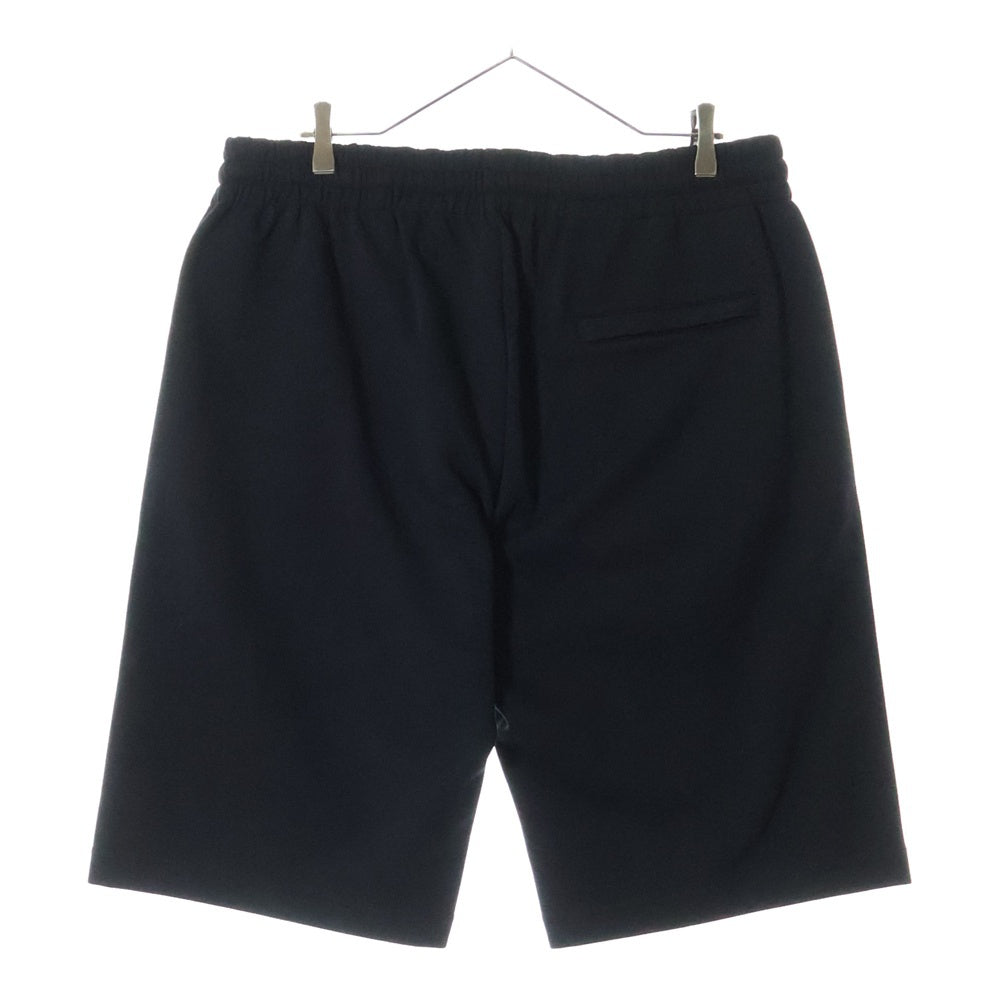 DOLCE & GABBANA(ドルチェアンドガッバーナ) EMBROIDERED BERMUDA SHORTS エンブロイダリー バミューダ スウェットショーツ ブラック GVF8AZ HU7H9