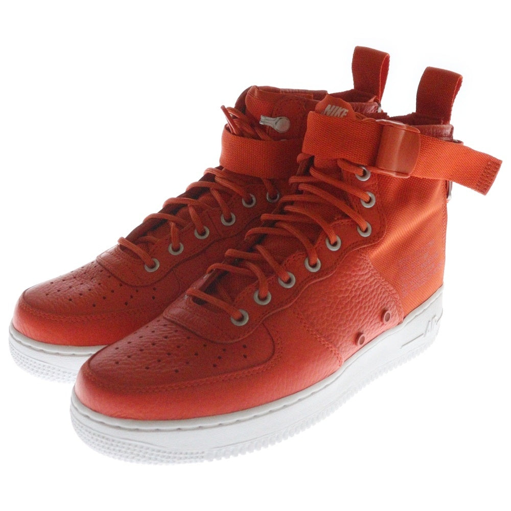 NIKE(ナイキ) SF AIR FORCE 1 MID TEAM ORANGE スペシャルフィールド エアフォース1 チームオレンジ ミッドカットスニーカー オレンジ US9/27cm 917753-800