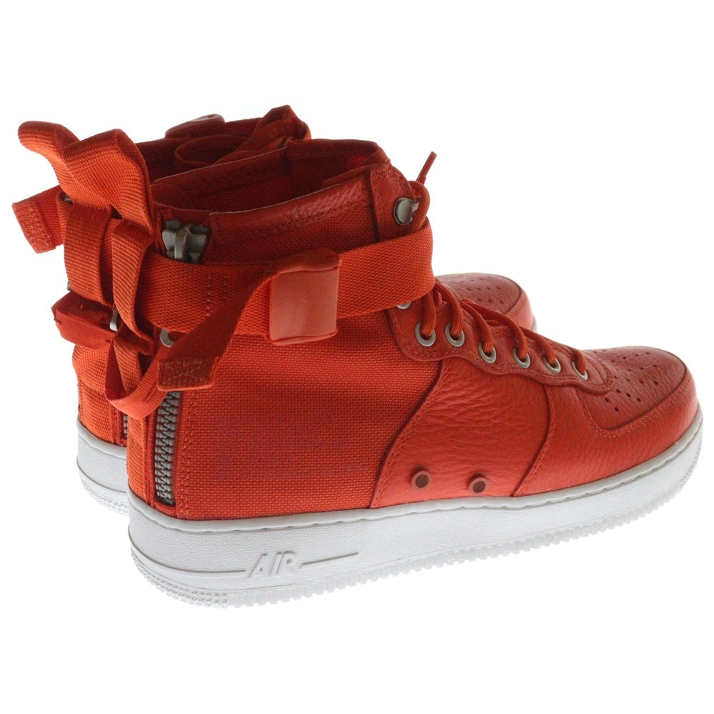 NIKE(ナイキ) SF AIR FORCE 1 MID TEAM ORANGE スペシャルフィールド エアフォース1 チームオレンジ ミッドカットスニーカー オレンジ US9/27cm 917753-800