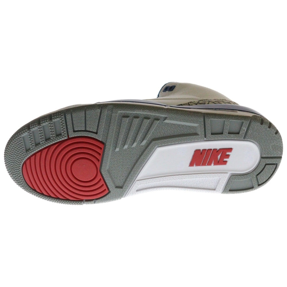 NIKE(ナイキ) AIR JORDAN 3 RETRO TRUE BLUE エア ジョーダン 3 レトロ トゥルー ブルー ミッドカットスニーカー ホワイト US9/27cm 854262-106