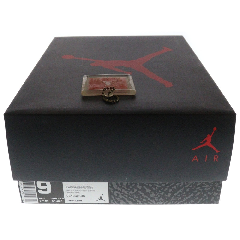 NIKE(ナイキ) AIR JORDAN 3 RETRO TRUE BLUE エア ジョーダン 3 レトロ トゥルー ブルー ミッドカットスニーカー ホワイト US9/27cm 854262-106