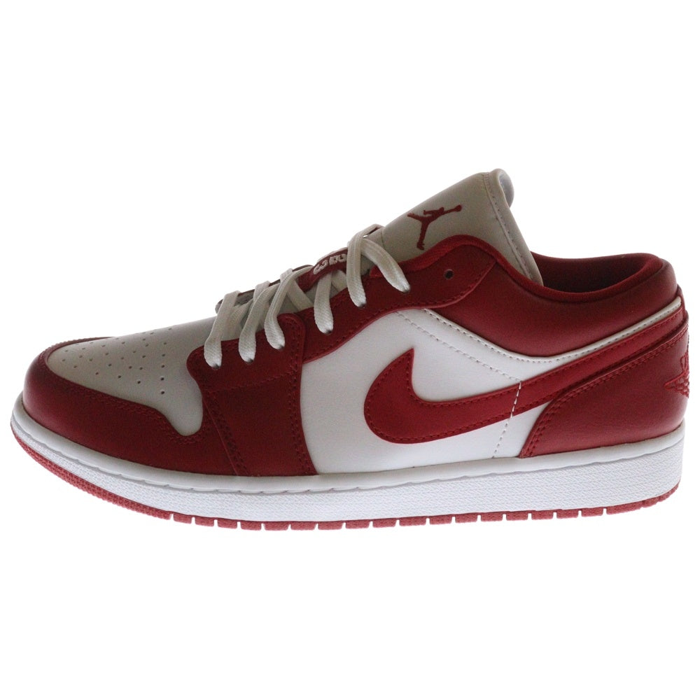 NIKE(ナイキ) AIR JORDAN 1 LOW エア ジョーダン 1 ローカットスニーカー レッド/ホワイト US9/27cm 553558-611