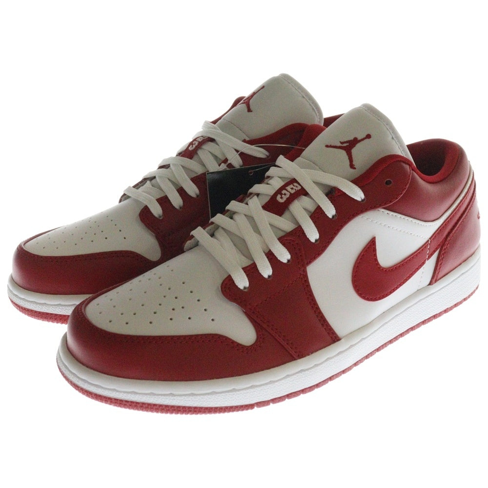 NIKE(ナイキ) AIR JORDAN 1 LOW エア ジョーダン 1 ローカットスニーカー レッド/ホワイト US9/27cm 553558-611