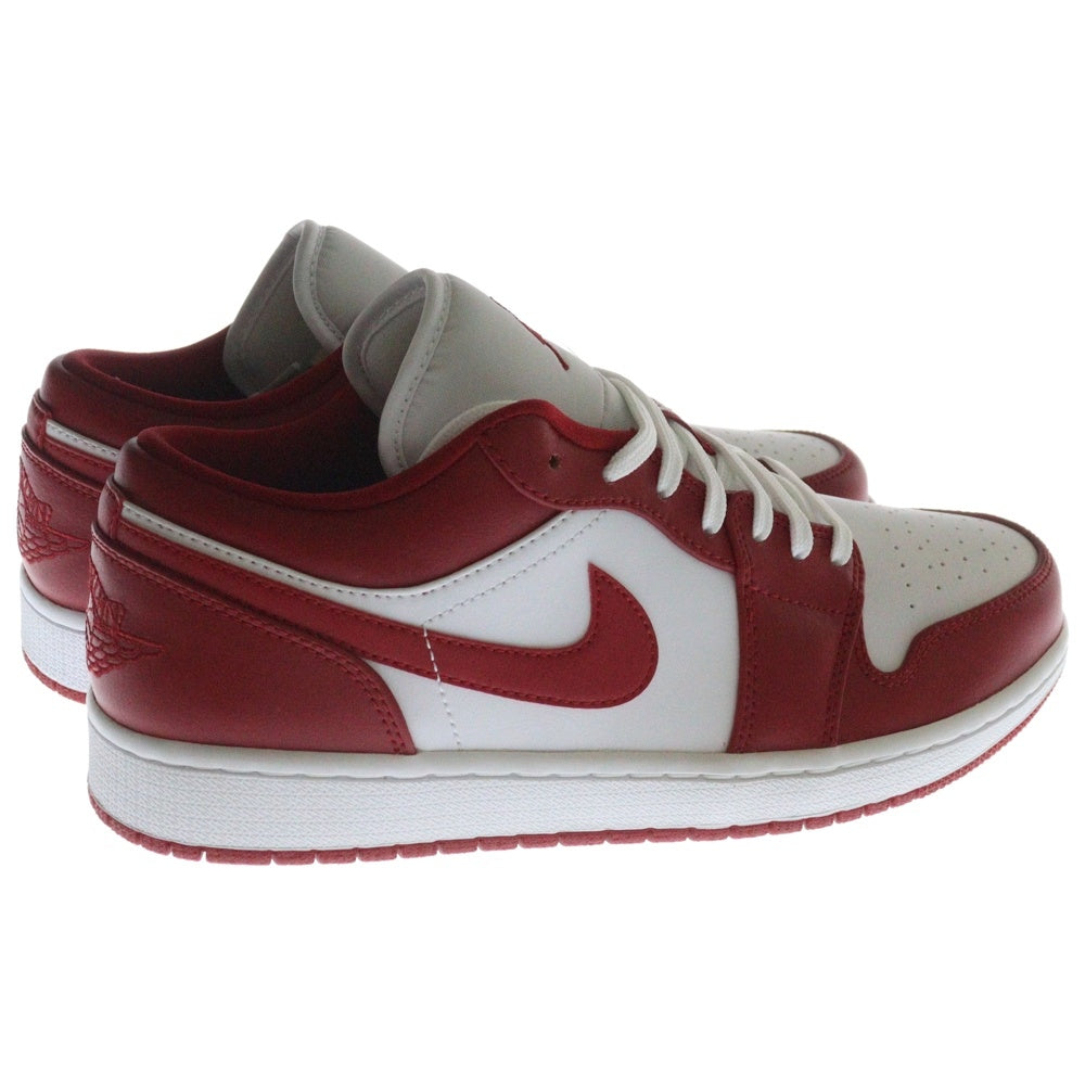 NIKE(ナイキ) AIR JORDAN 1 LOW エア ジョーダン 1 ローカットスニーカー レッド/ホワイト US9/27cm 553558-611