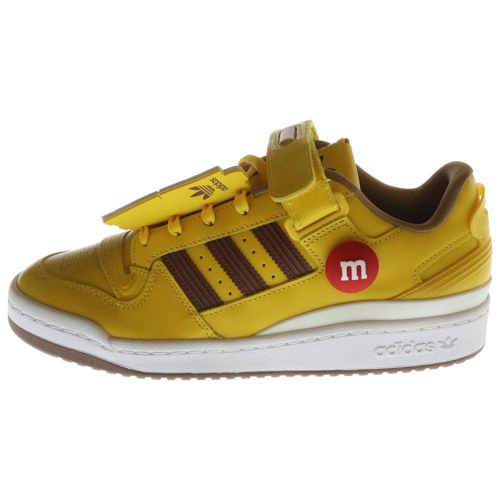 adidas(アディダス) ×M&MS FORUM LOW エムアンドエムズ フォーラム ローカットスニーカー イエロー US9/27cm GY1179
