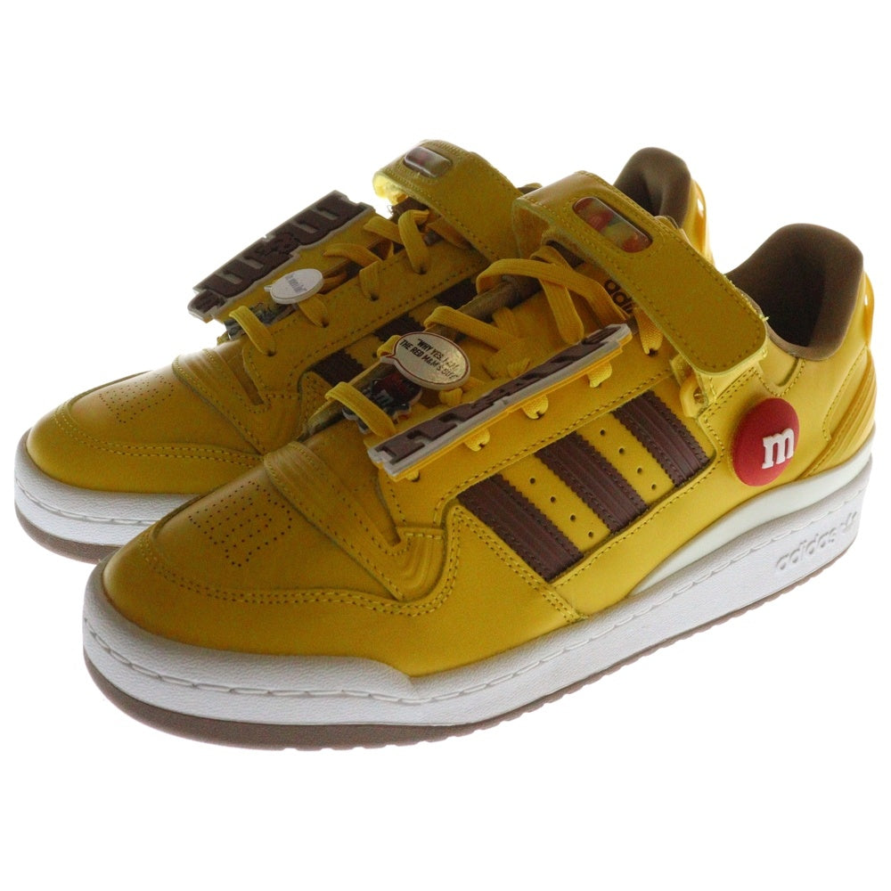 adidas(アディダス) ×M&MS FORUM LOW エムアンドエムズ フォーラム ローカットスニーカー イエロー US9/27cm GY1179