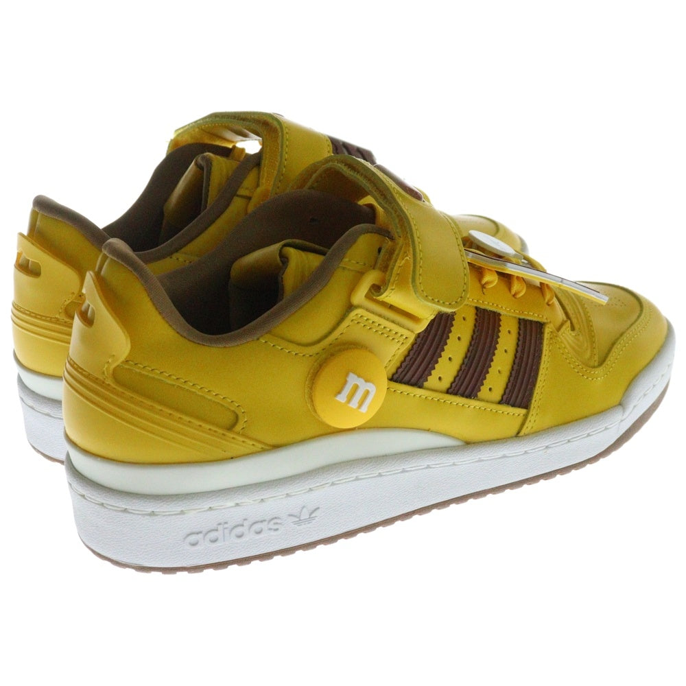 adidas(アディダス) ×M&MS FORUM LOW エムアンドエムズ フォーラム ローカットスニーカー イエロー US9/27cm GY1179