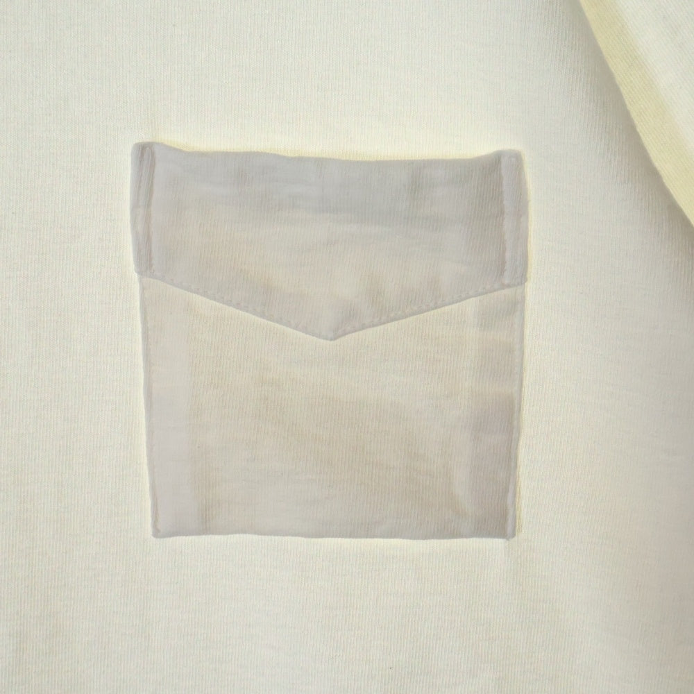 Jackman(ジャックマン) DOTSUME POCKET ドツメ ポケット ヘビーウェイト 半袖 Tシャツ クルーネック ショートスリーブ カットソー ホワイト JM5445