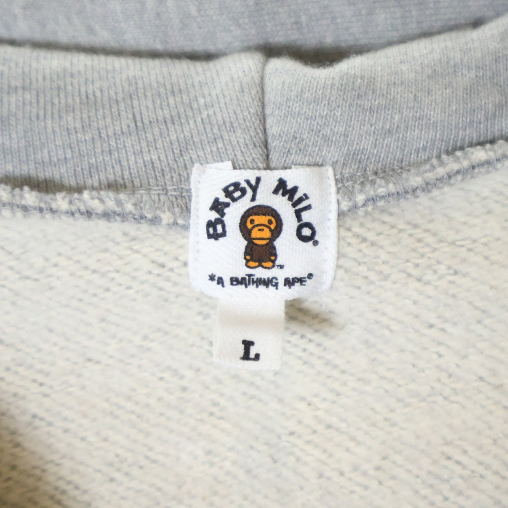 A BATHING APE(アベイシングエイプ) × KAWS BENDY OCTOPUS FULL ZIP HOODIE カウズ ベンディオクトパス フルジップアップパーカー フーディー グレー