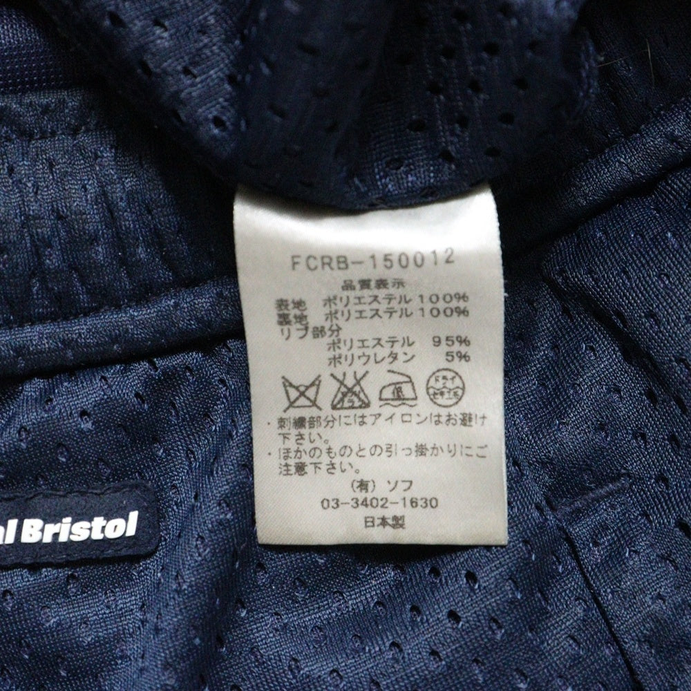 F.C.R.B./F.C.Real Bristol/FCRB(エフシーアールビー/エフシーレアルブリストル) ポリエステル メッシュ ジョガー ドローストリング パンツ ネイビー FCRB-150012