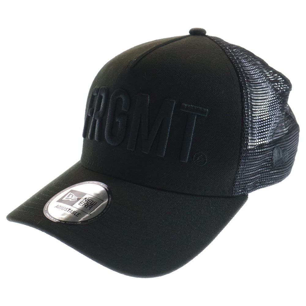 FRAGMENT DESIGN(フラグメントデザイン) ×NEW ERA ADJUSTABLE 9FORTY ニューエラ アジャスタブル メッシュキャップ 帽子 ブラック