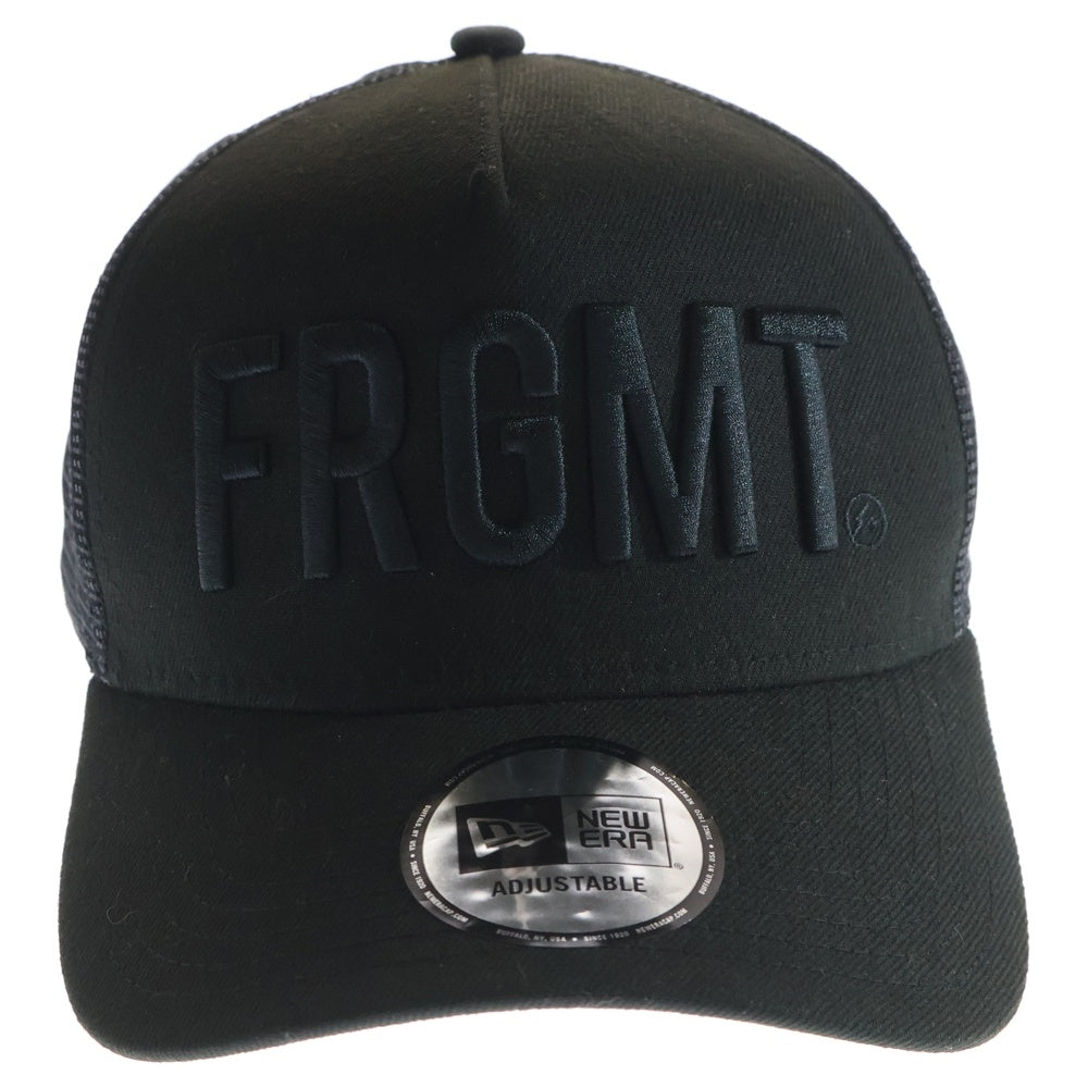 FRAGMENT DESIGN(フラグメントデザイン) ×NEW ERA ADJUSTABLE 9FORTY ニューエラ アジャスタブル メッシュキャップ 帽子 ブラック