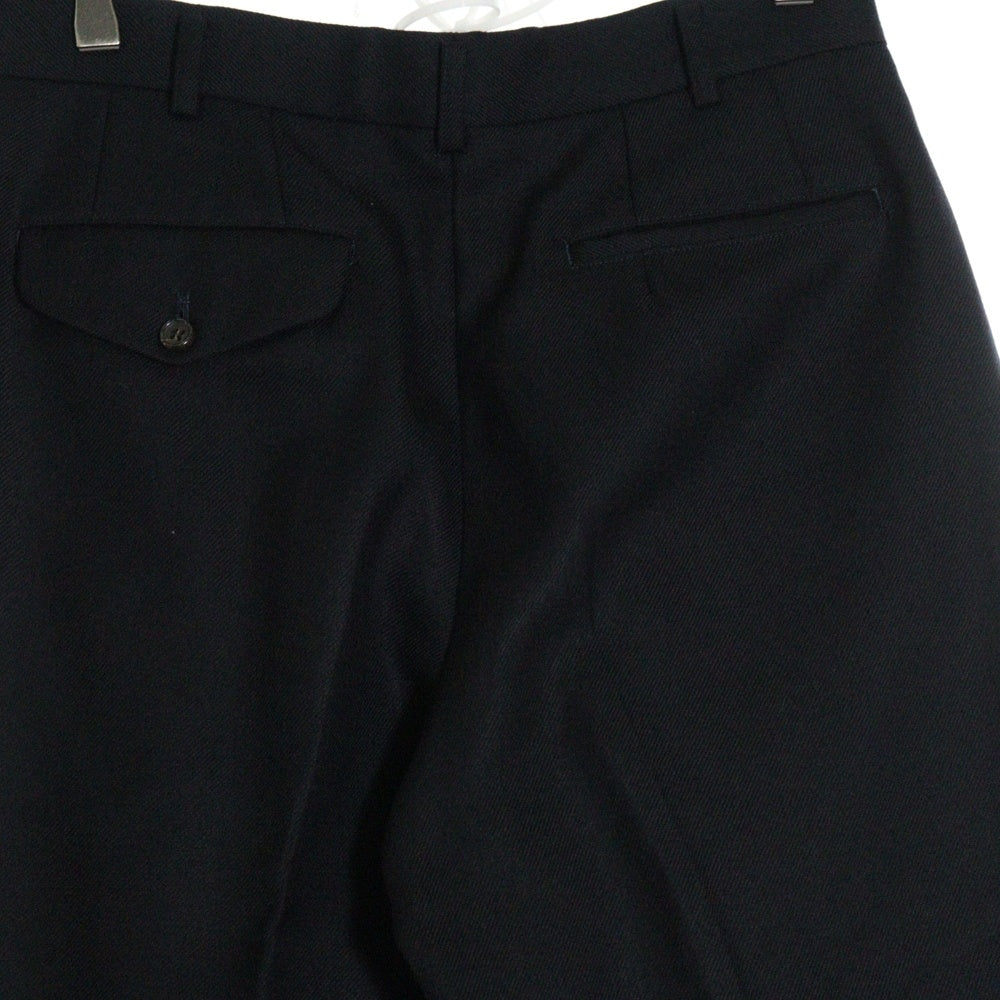 COMME des GARCONS HOMME PLUS(コムデギャルソンオムプリュス) 91AW AD1991 ウール 4タック テーパード スラックス ブラック PP-05033S