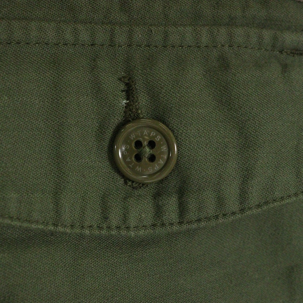 WTAPS(ダブルタップス) 17SS BUDS LS OLIVE DRAB ミリタリー バッズ オリーブドラブ 長袖シャツ カーキ 171WVDT-SHM01