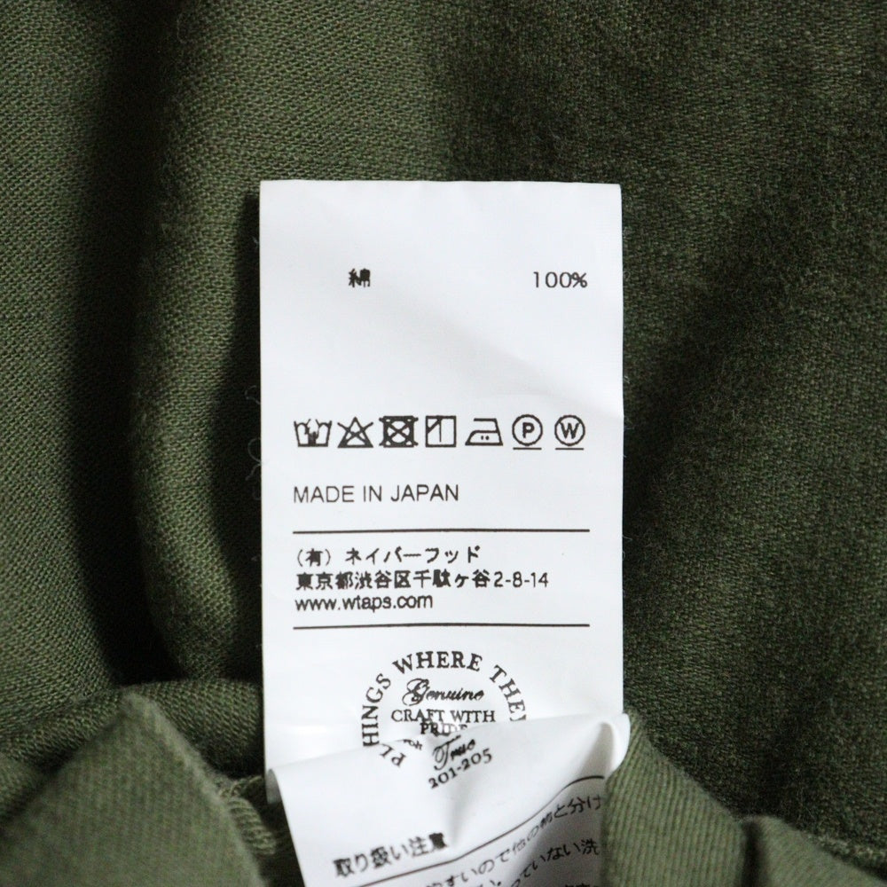 WTAPS(ダブルタップス) 17SS BUDS LS OLIVE DRAB ミリタリー バッズ オリーブドラブ 長袖シャツ カーキ 171WVDT-SHM01