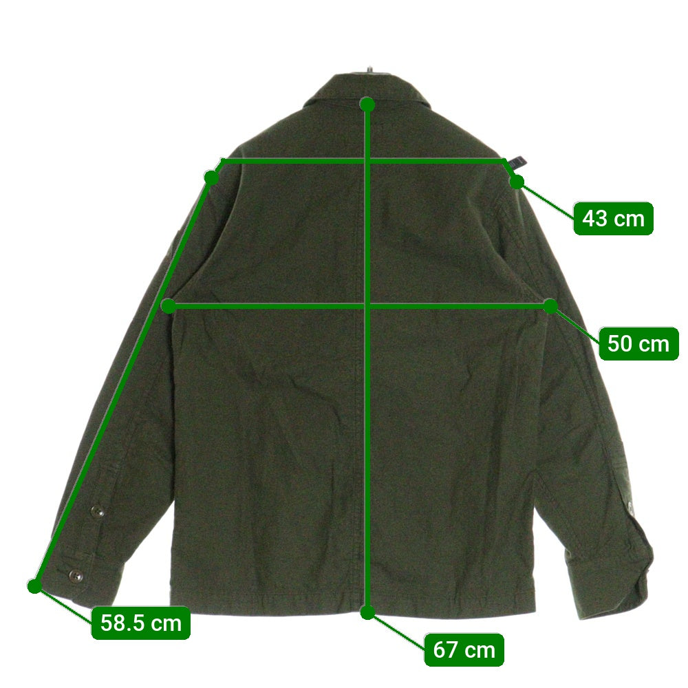 WTAPS(ダブルタップス) 17SS BUDS LS OLIVE DRAB ミリタリー バッズ オリーブドラブ 長袖シャツ カーキ 171WVDT-SHM01