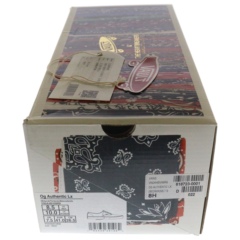 VANS(ヴァンズ) ×BEDWIN & THE HEARTBREAKERS AUSENTIC LX BANDANA ベドウィンアンドハートブレイカーズ オーセンティック バンダナ ローカットスニーカー VN0A4BV99R91