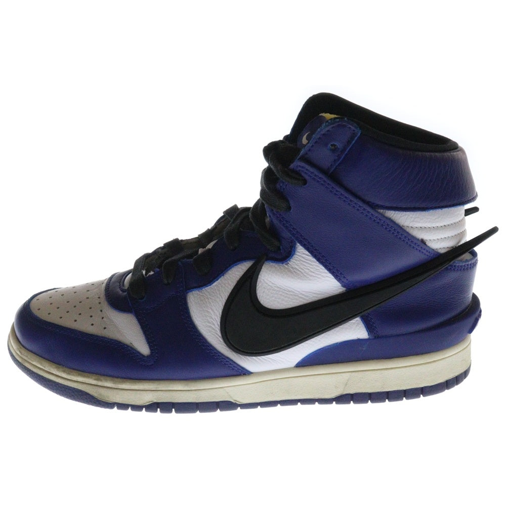NIKE(ナイキ) ×AMBUSH DUNK HIGH DEEP ROYAL アンブッシュ ダンク ディープロイアル ハイカットスニーカー ブルー/ホワイト US8/26cm CU7544-400