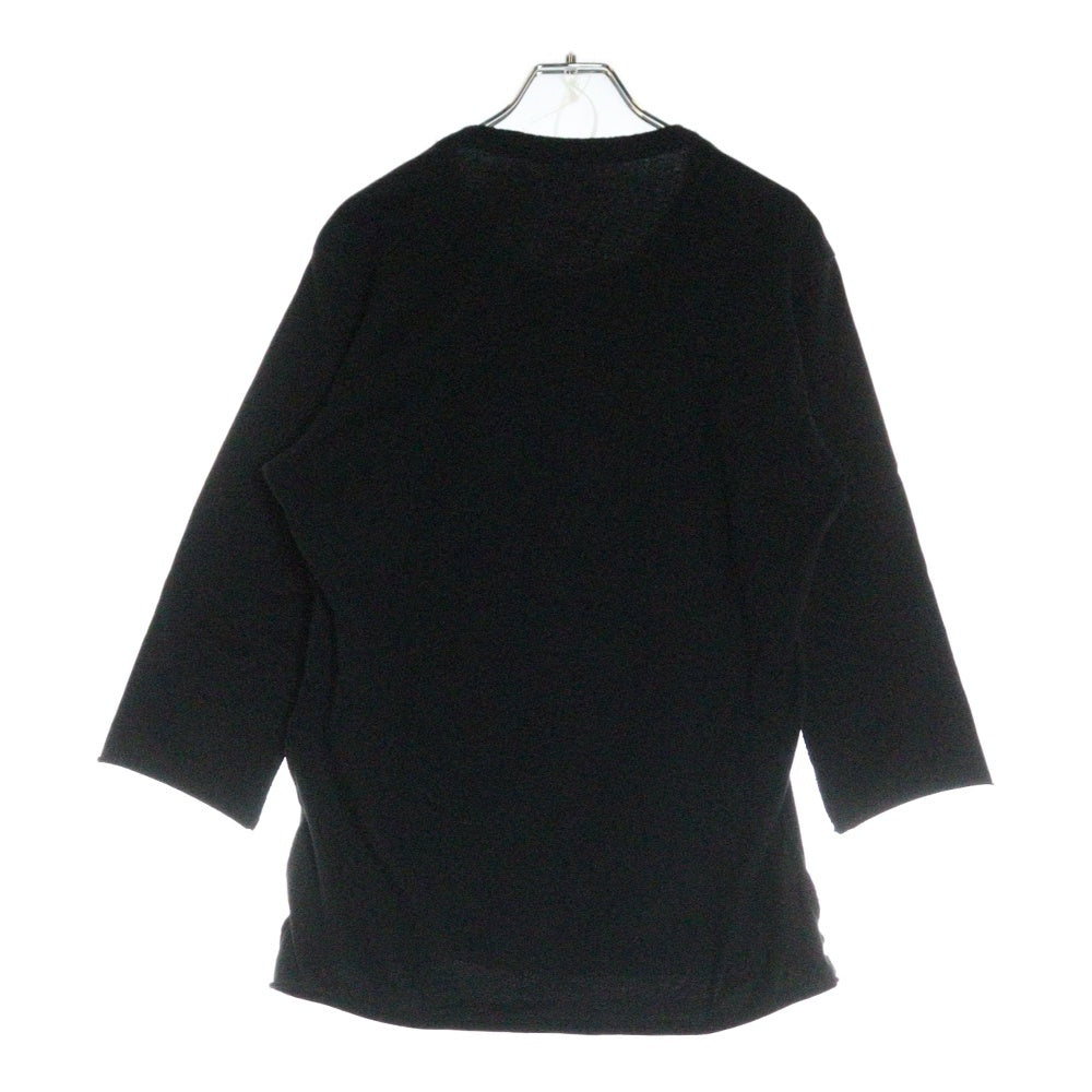 UNDERCOVERISM(アンダーカバイズム) 05SS but Beautiful期 スカル プリント ショートスリーブ カットソー 7分丈 半袖 Tシャツ ブラック