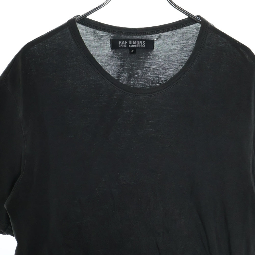 RAF SIMONS(ラフシモンズ) 04SS 宗教期 フロントプリント ショートスリーブカットソー 半袖Tシャツ グレー