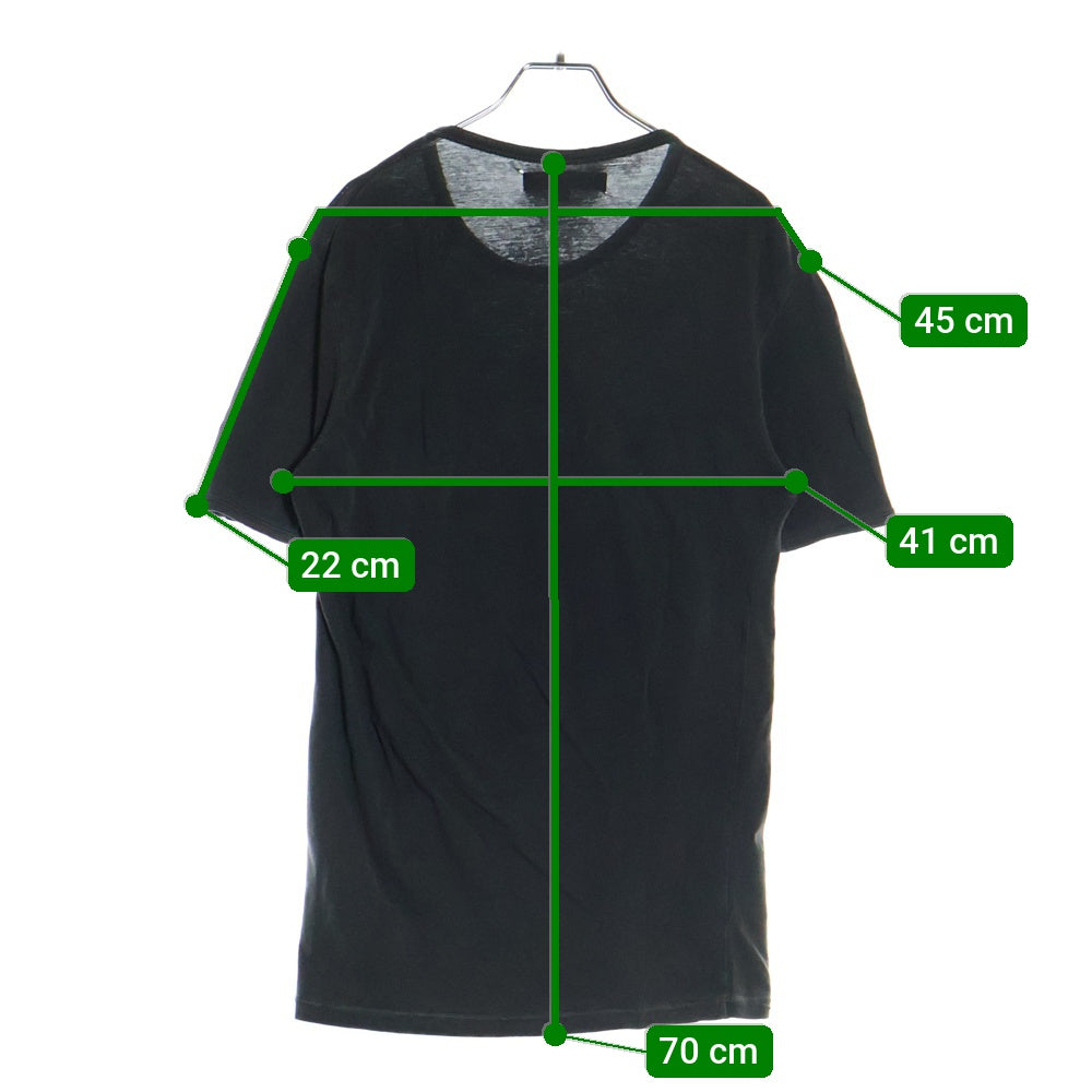RAF SIMONS(ラフシモンズ) 04SS 宗教期 フロントプリント ショートスリーブカットソー 半袖Tシャツ グレー