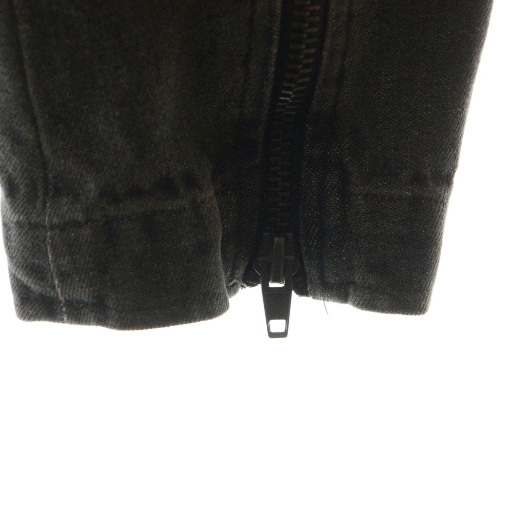 RAF SIMONS(ラフシモンズ) 05AW ポルターガイスト期 デニム ダブル ライダース ジャケット グレー