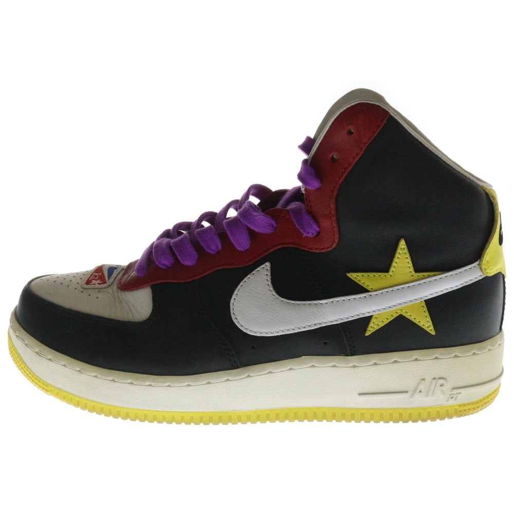 NIKE(ナイキ) ×RICCARDO TISCI AIR FORCE1 HIGH All-STAR リカルドティッシ エアフォース1 オールスター ハイカットスニーカー ブラック US9.5/27.5cm AQ3366-600