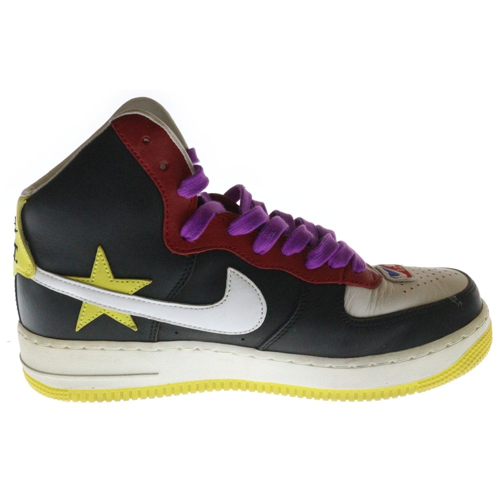 NIKE(ナイキ) ×RICCARDO TISCI AIR FORCE1 HIGH All-STAR リカルドティッシ エアフォース1 オールスター ハイカットスニーカー ブラック US9.5/27.5cm AQ3366-600