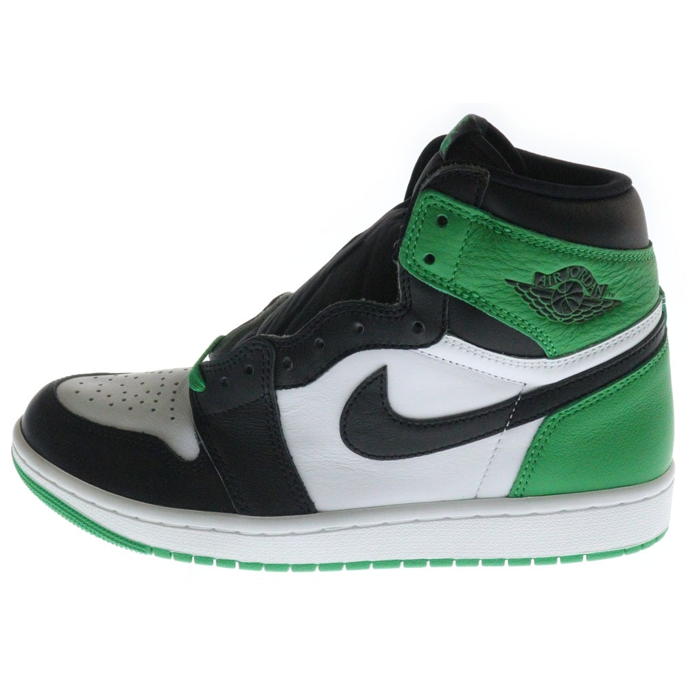 NIKE(ナイキ) AIR JORDAN 1 RETRO HIGH OG LUCKY GREEN エアジョーダン レトロ ラッキーグリーン ハイカットスニーカー グリーン/ブラック US9/27cm DZ5485-031
