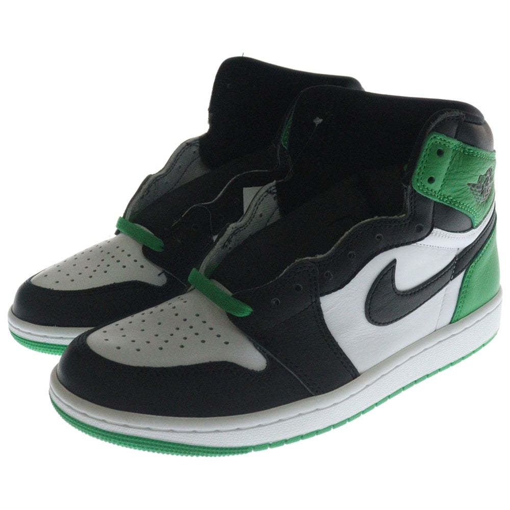 NIKE(ナイキ) AIR JORDAN 1 RETRO HIGH OG LUCKY GREEN エアジョーダン レトロ ラッキーグリーン ハイカットスニーカー グリーン/ブラック US9/27cm DZ5485-031