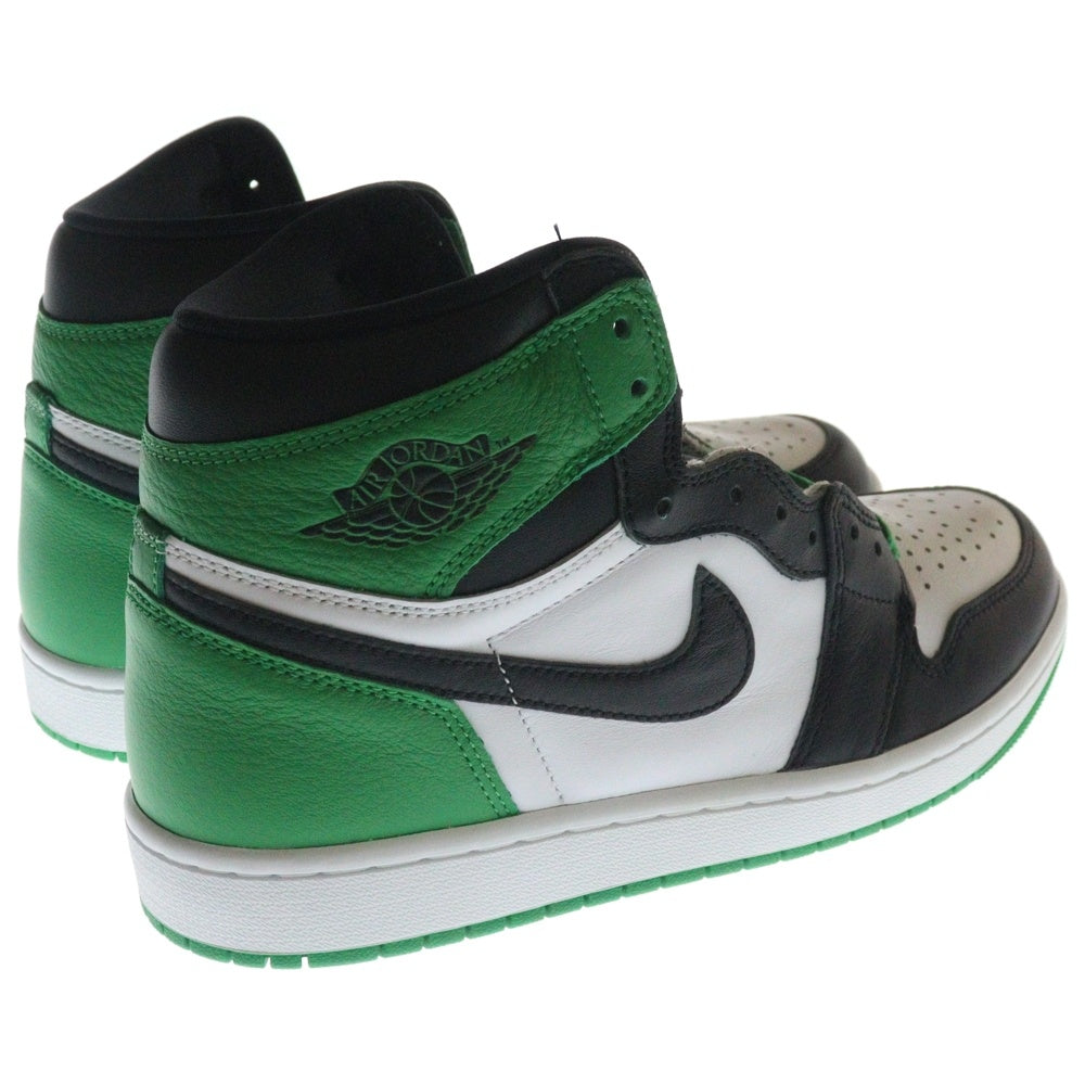 NIKE(ナイキ) AIR JORDAN 1 RETRO HIGH OG LUCKY GREEN エアジョーダン レトロ ラッキーグリーン ハイカットスニーカー グリーン/ブラック US9/27cm DZ5485-031