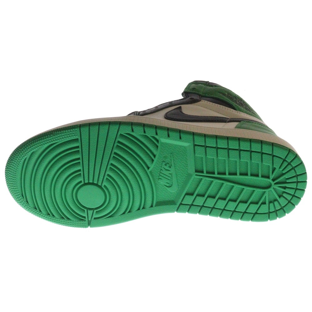 NIKE(ナイキ) AIR JORDAN 1 RETRO HIGH OG LUCKY GREEN エアジョーダン レトロ ラッキーグリーン ハイカットスニーカー グリーン/ブラック US9/27cm DZ5485-031
