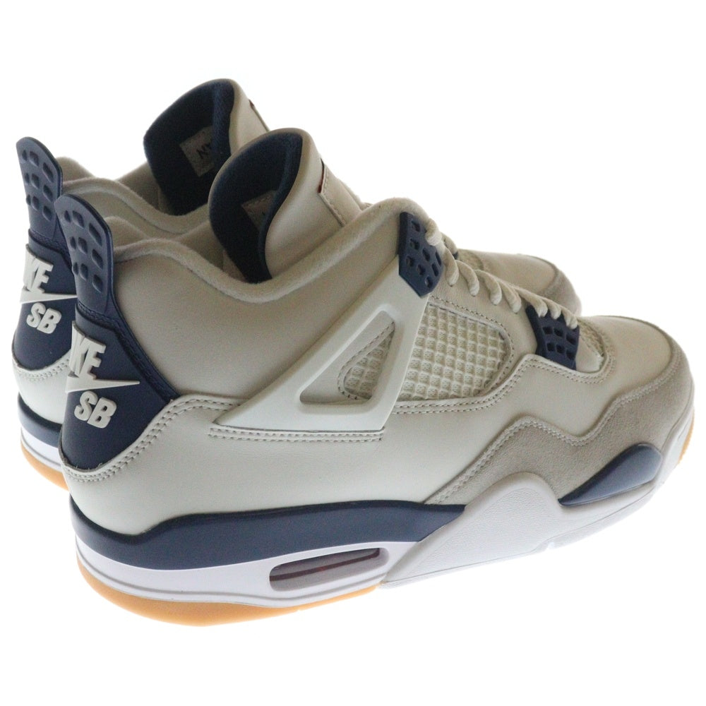 NIKE SB(ナイキエスビー) AIR JORDAN 4 RETRO SP SUMMIT WHITE エアジョーダン レトロ サミットホワイト ミッドカットスニーカー ホワイト/ブルー US9.5/27.5cm DR5415-100