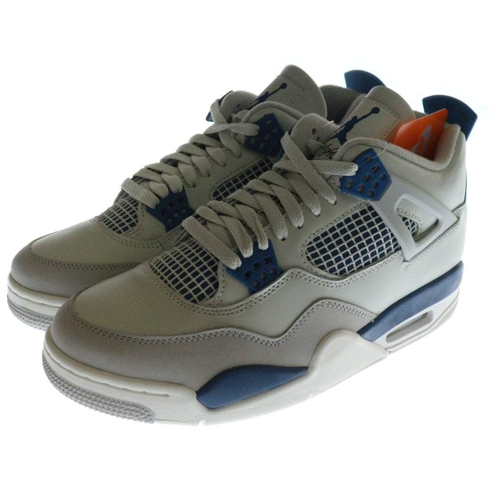 NIKE(ナイキ) AIR JORDAN 4 RETRO INDUSTRIAL BLUE エアジョーダン レトロ インダストリアルブルー ミッドカットスニーカー グレー/ブルー US9/27cm FV5029-141