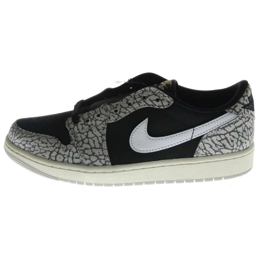 NIKE(ナイキ) AIR JORDAN 1 RETRO LOW OG BLACK CEMENT エアジョーダン レトロ ブラックセメント ローカットスニーカー グレー/ブラック US9/27cm CZ0790-001