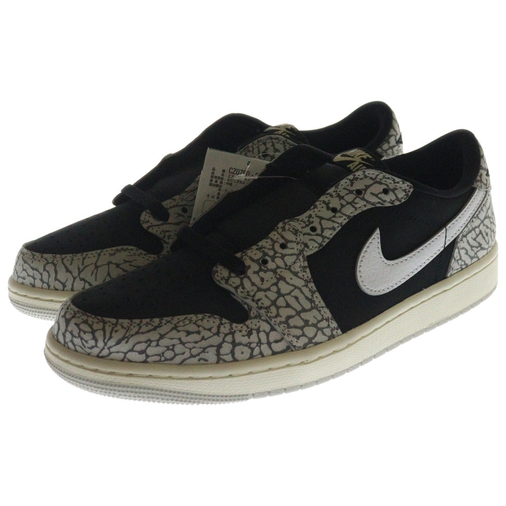 NIKE(ナイキ) AIR JORDAN 1 RETRO LOW OG BLACK CEMENT エアジョーダン レトロ ブラックセメント ローカットスニーカー グレー/ブラック US9/27cm CZ0790-001