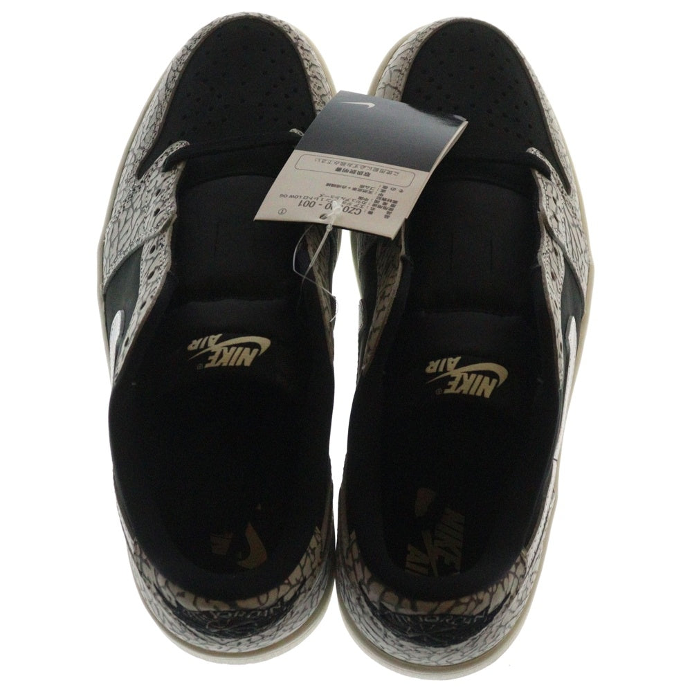 NIKE(ナイキ) AIR JORDAN 1 RETRO LOW OG BLACK CEMENT エアジョーダン レトロ ブラックセメント ローカットスニーカー グレー/ブラック US9/27cm CZ0790-001