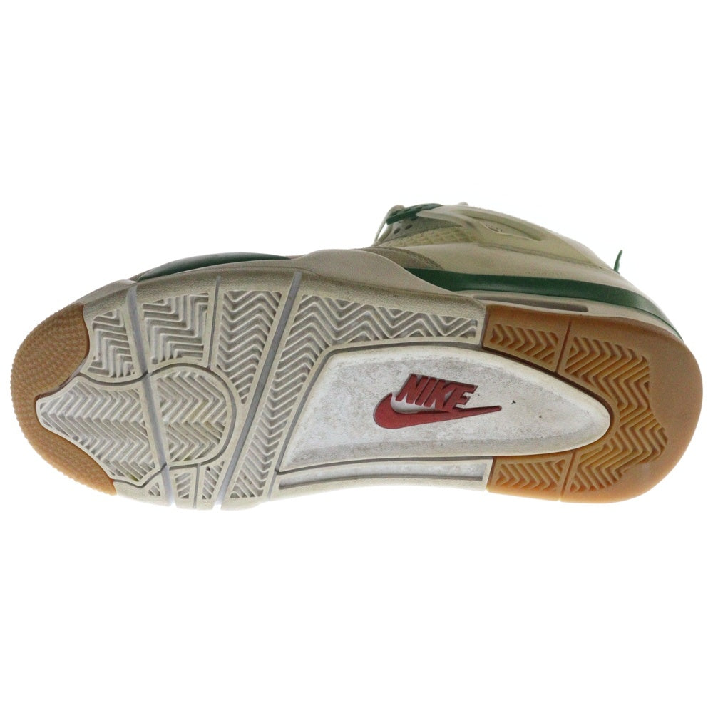 NIKE SB(ナイキエスビー) AIR JORDAN 4 RETRO SP PINE GREEN エアジョーダン レトロ パイングリーン ミッドカットスニーカー ホワイト/グリーン US9/27cm DR5415-103