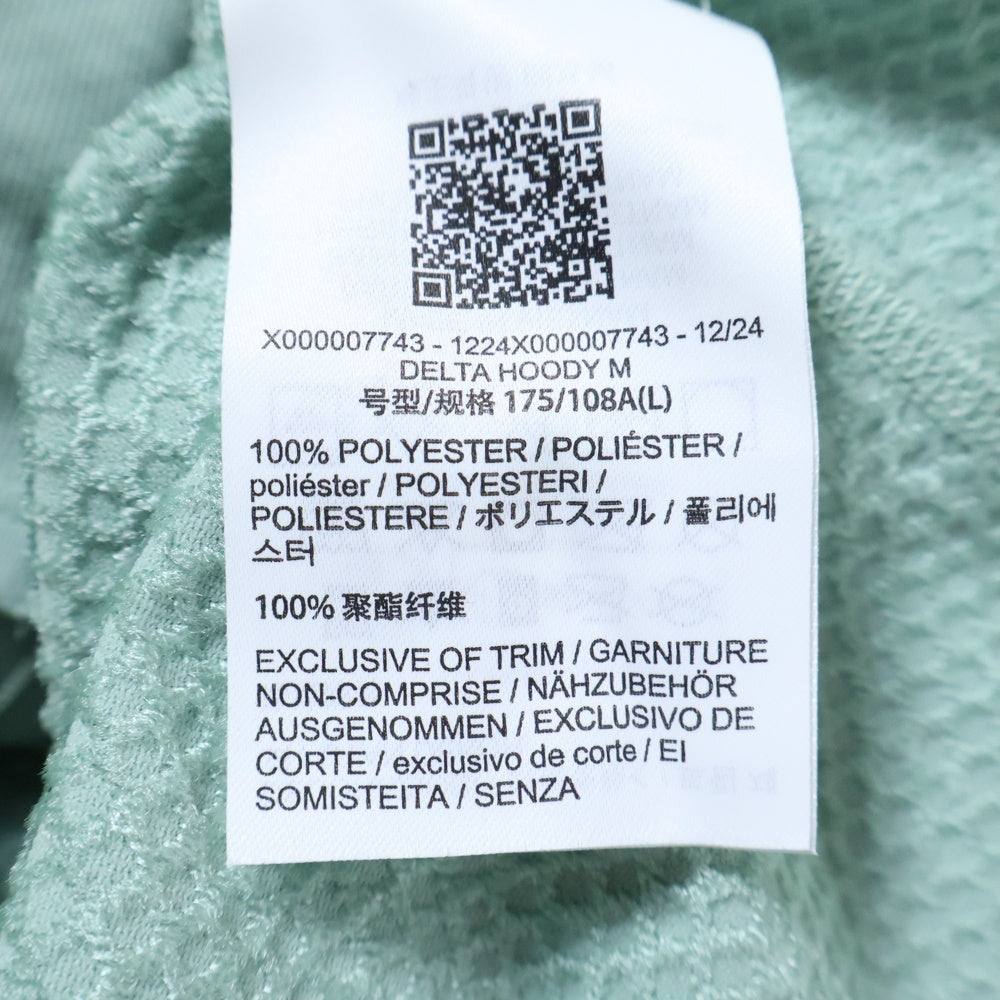 ARC'TERYX(アークテリクス) 25SS DELTA HOODY デルタフーディー ジップアップ ジャケット ライトグリーン X000007743