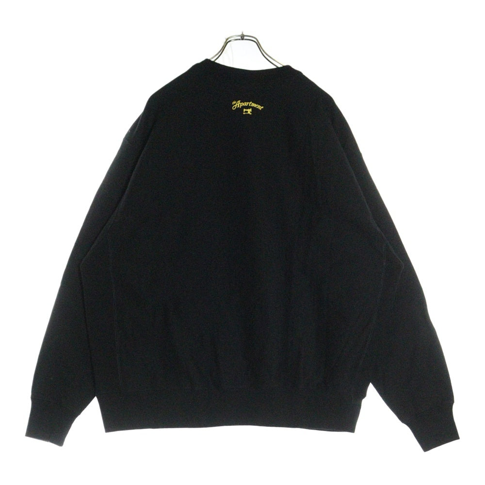The Almeda Club(アルメダクラブ) ×Champion REVERSE WEAVE チャンピオン リバースウィーブ ロゴプリント クルーネック スウェット トレーナー ブラック