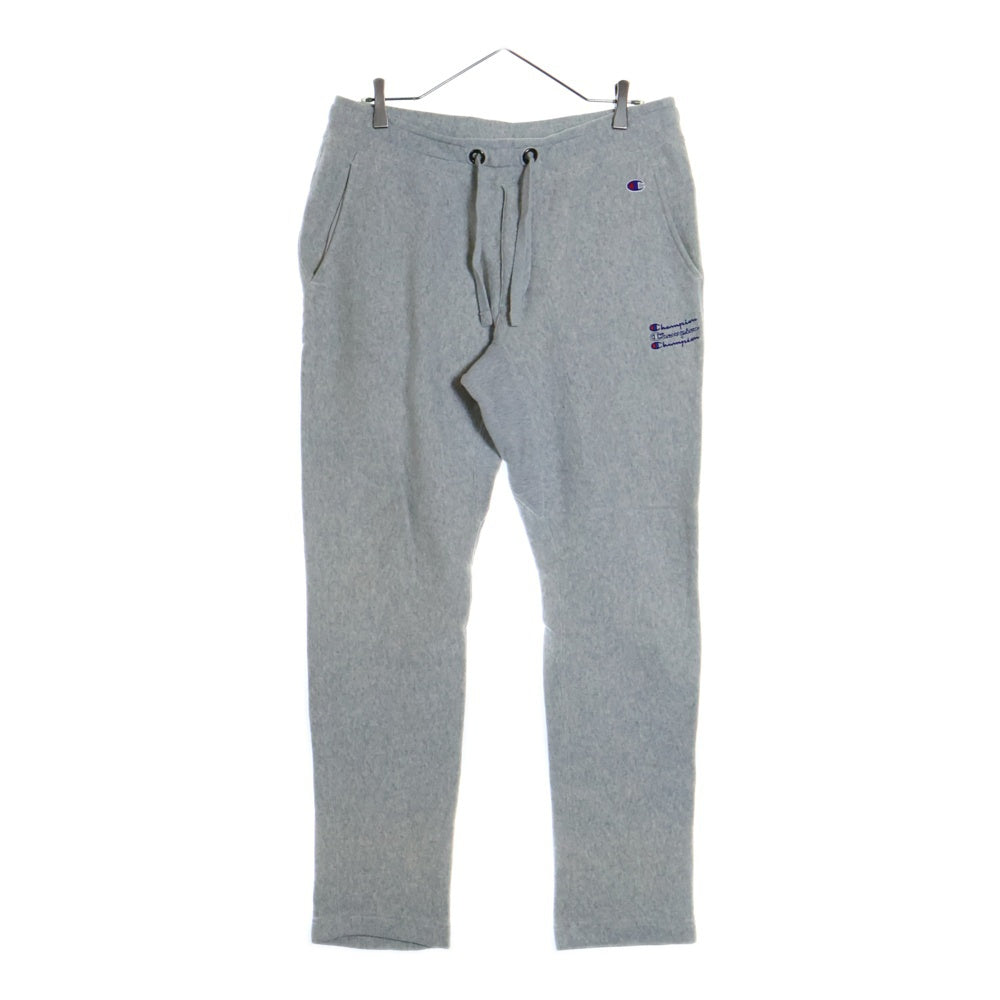 CHAMPION(チャンピオン) REVERSE WEAVE リバースウィーブ 復刻青タグ コットンポリ スウェットパンツ グレー C8-J218