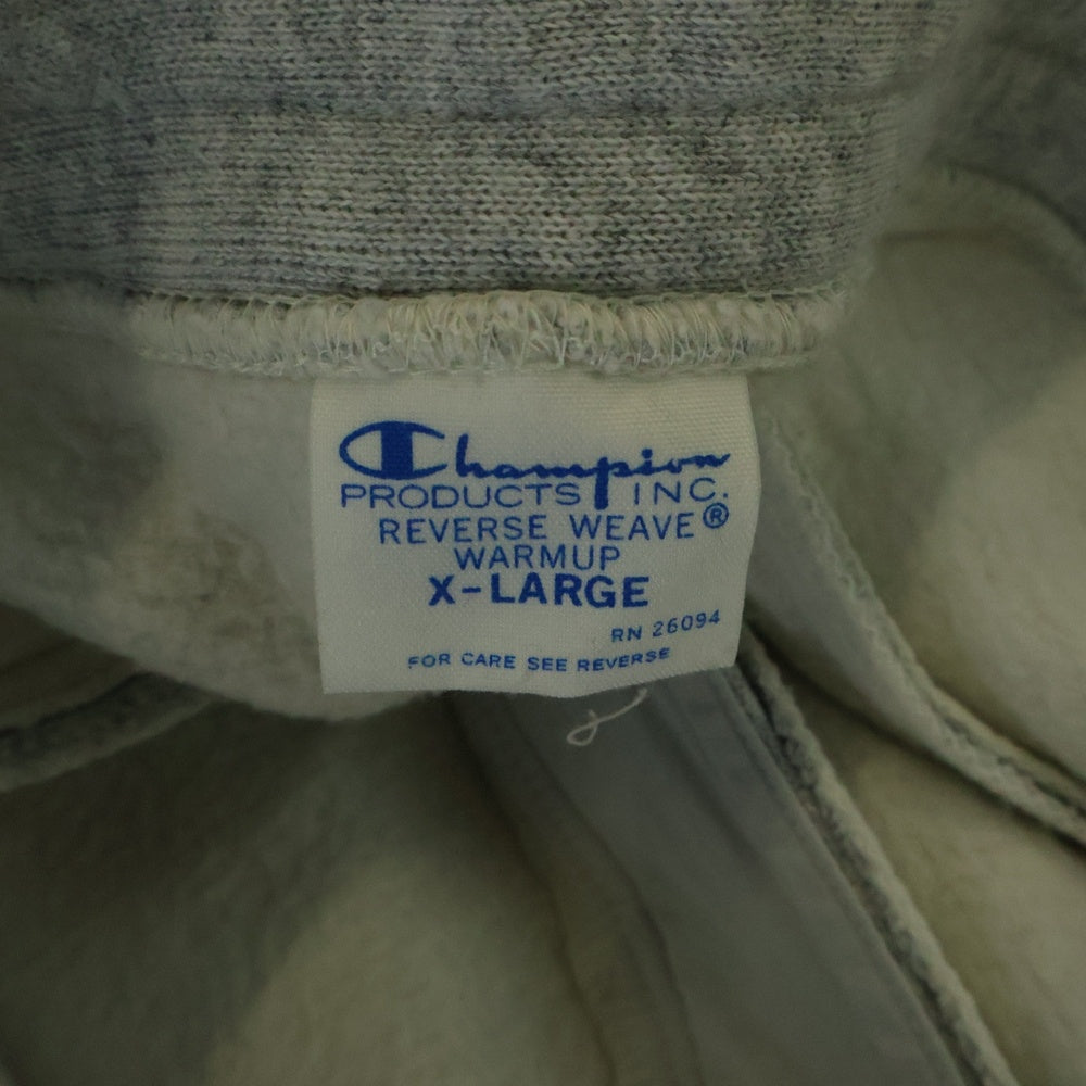 CHAMPION(チャンピオン) REVERSE WEAVE リバースウィーブ 復刻青タグ コットンポリ スウェットパンツ グレー C8-J218